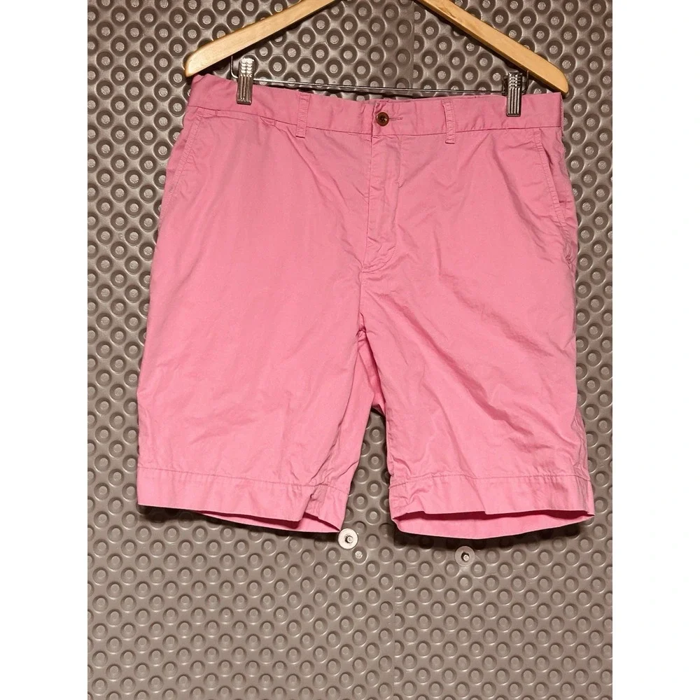 Polo Ralph Lauren Men's 34W Chino Shorts Classic Fit Flat Front Casual Preppy